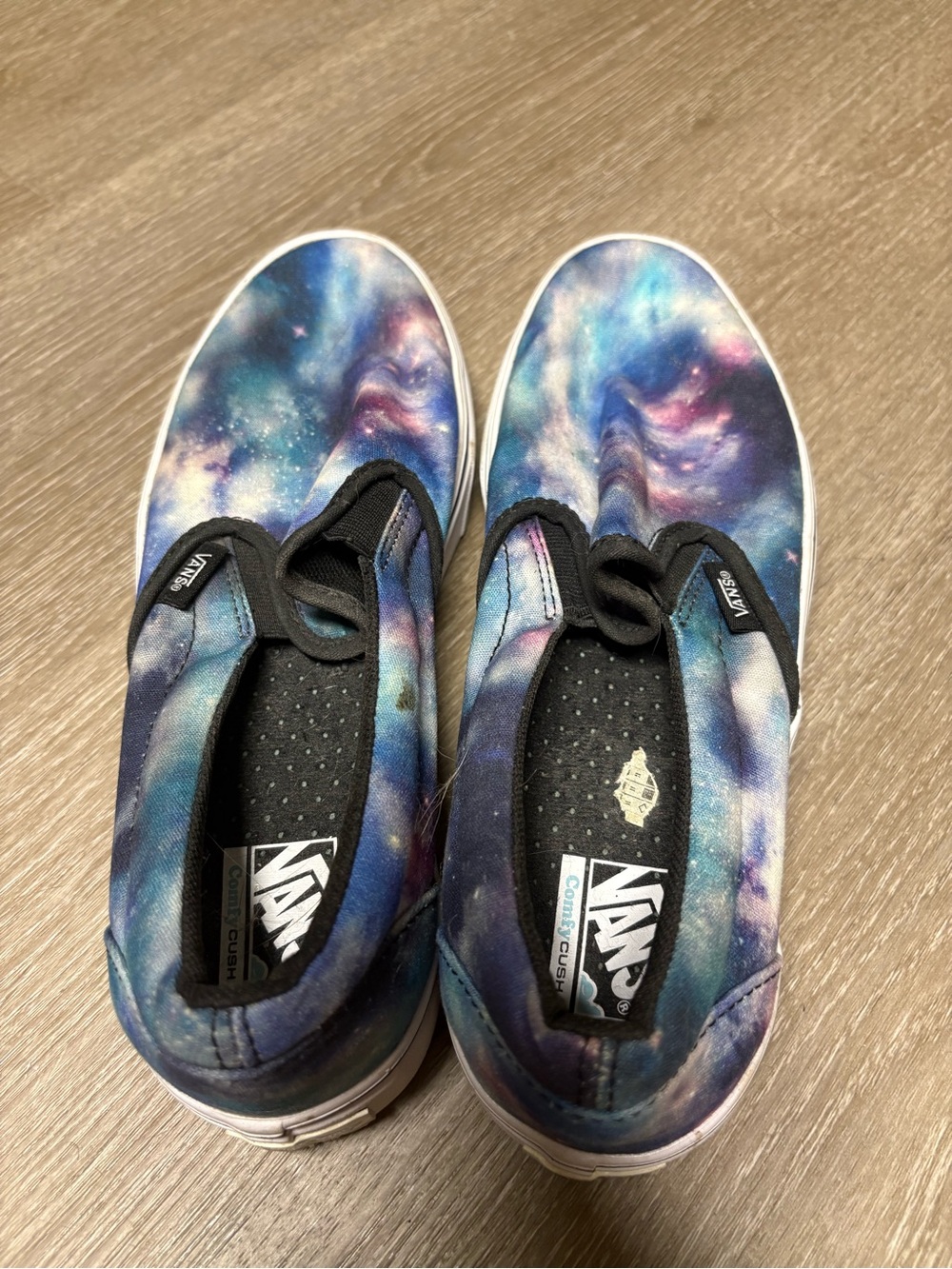 Vans Galaxy Slip-On Sneakers - Blue, Purple